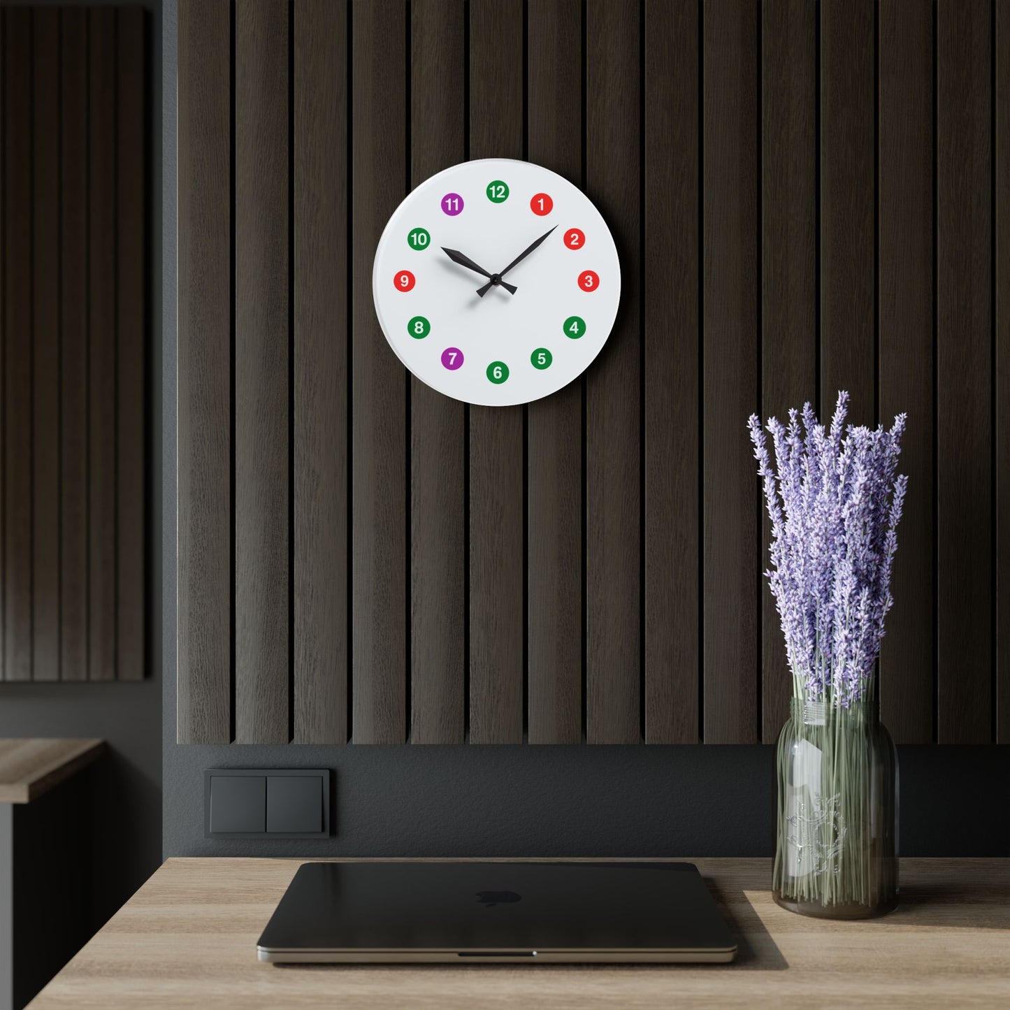 Acrylic (IRT Subway) Wall Clock