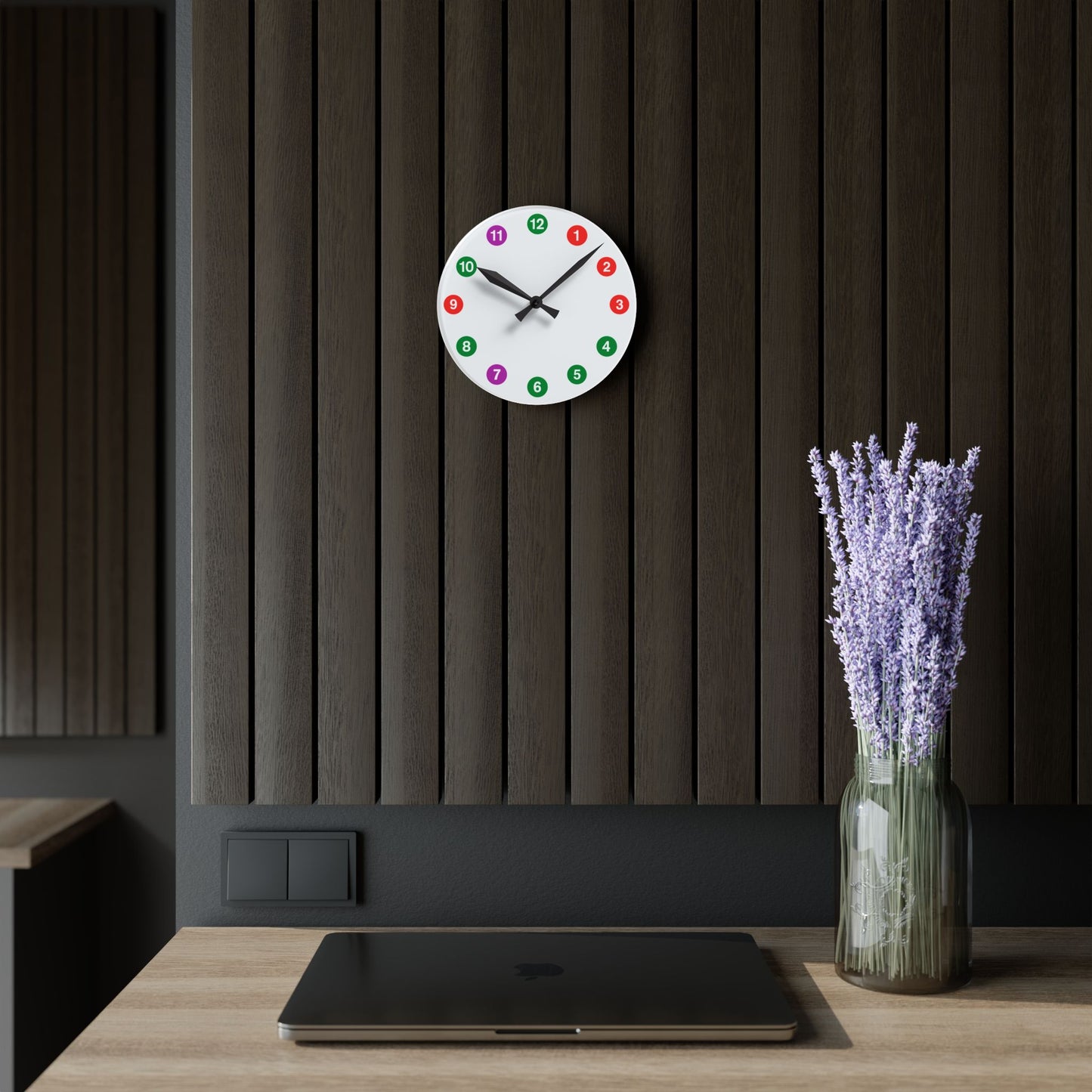 Acrylic (IRT Subway) Wall Clock