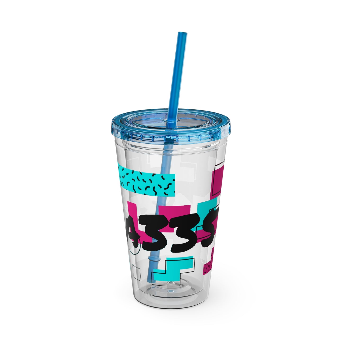 Robcia335 Sunsplash Tumbler with Straw, 16oz