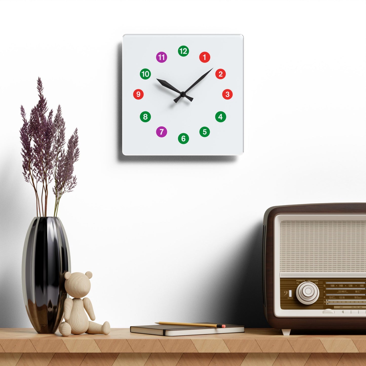 Acrylic (IRT Subway) Wall Clock