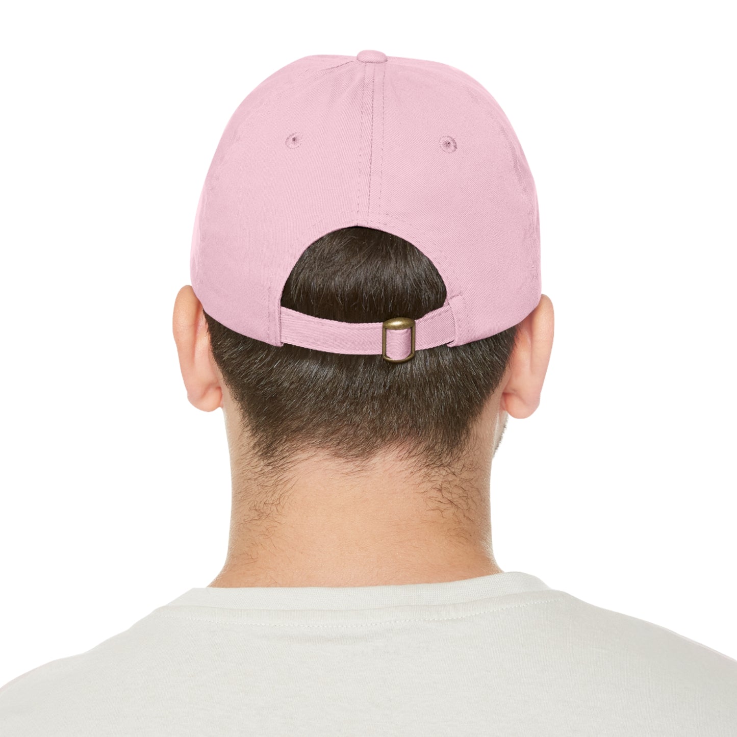 Robcia335 "Racoon" Dad Hat with Leather Patch (Rectangle)