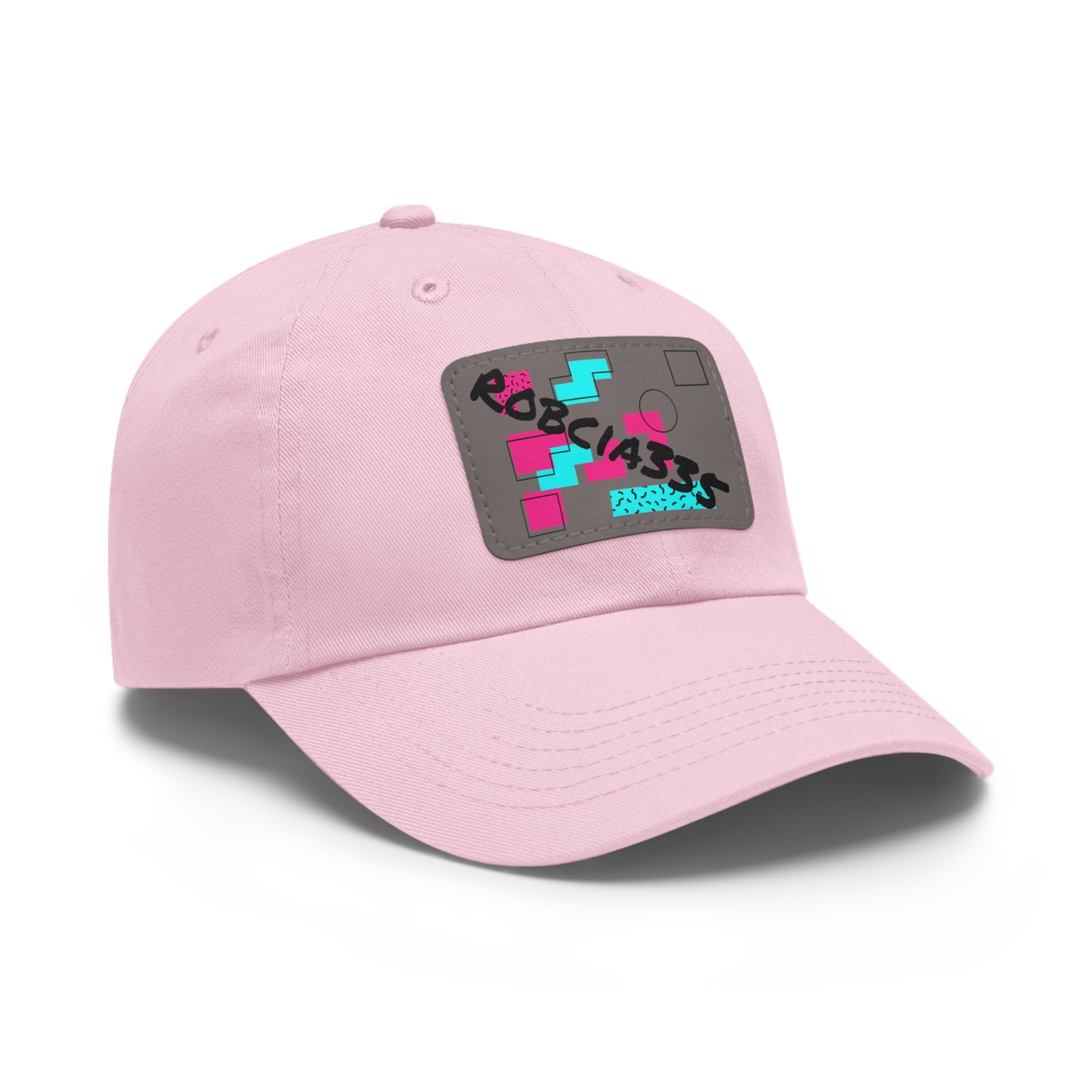 Robcia335 Dad Hat with Leather Patch (Rectangle)