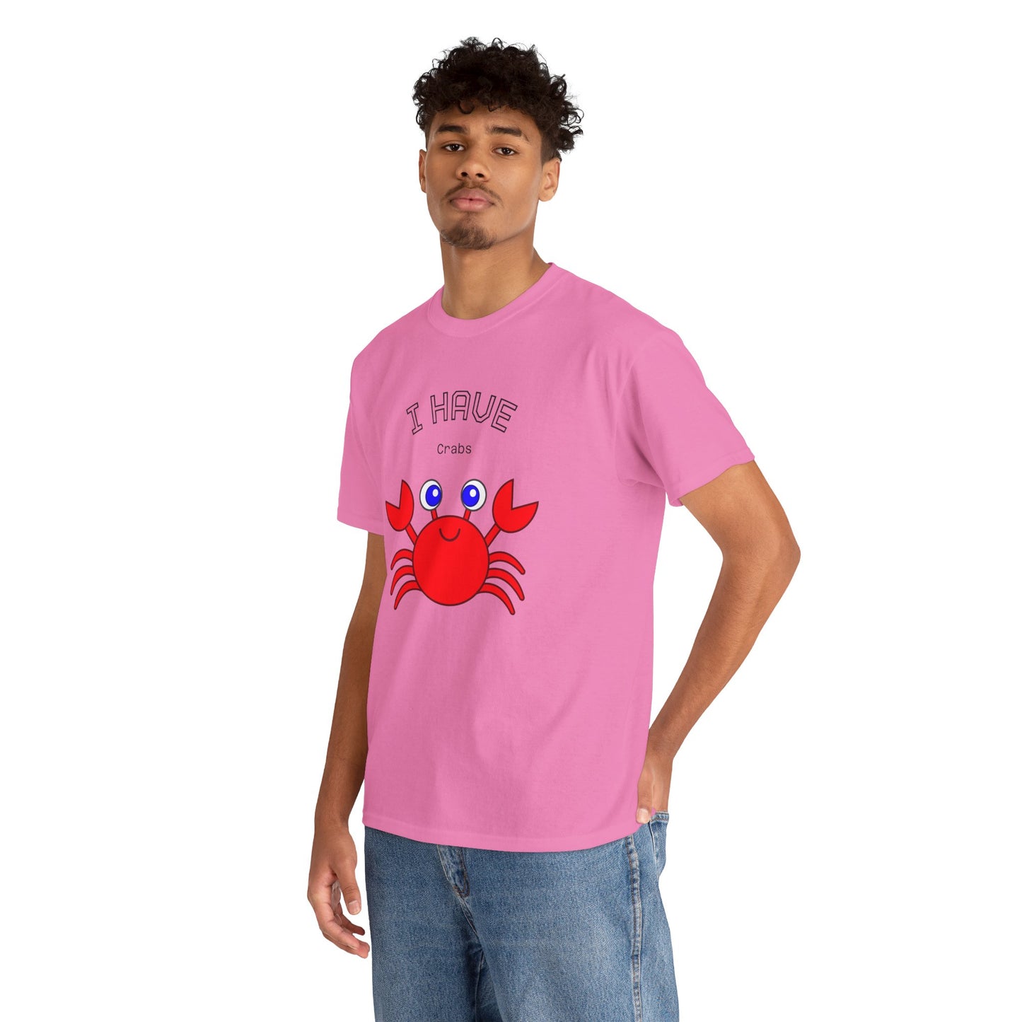 Funny "I Have Crabs" T-Shirt, Unisex Cotton Tee (Light Colors)