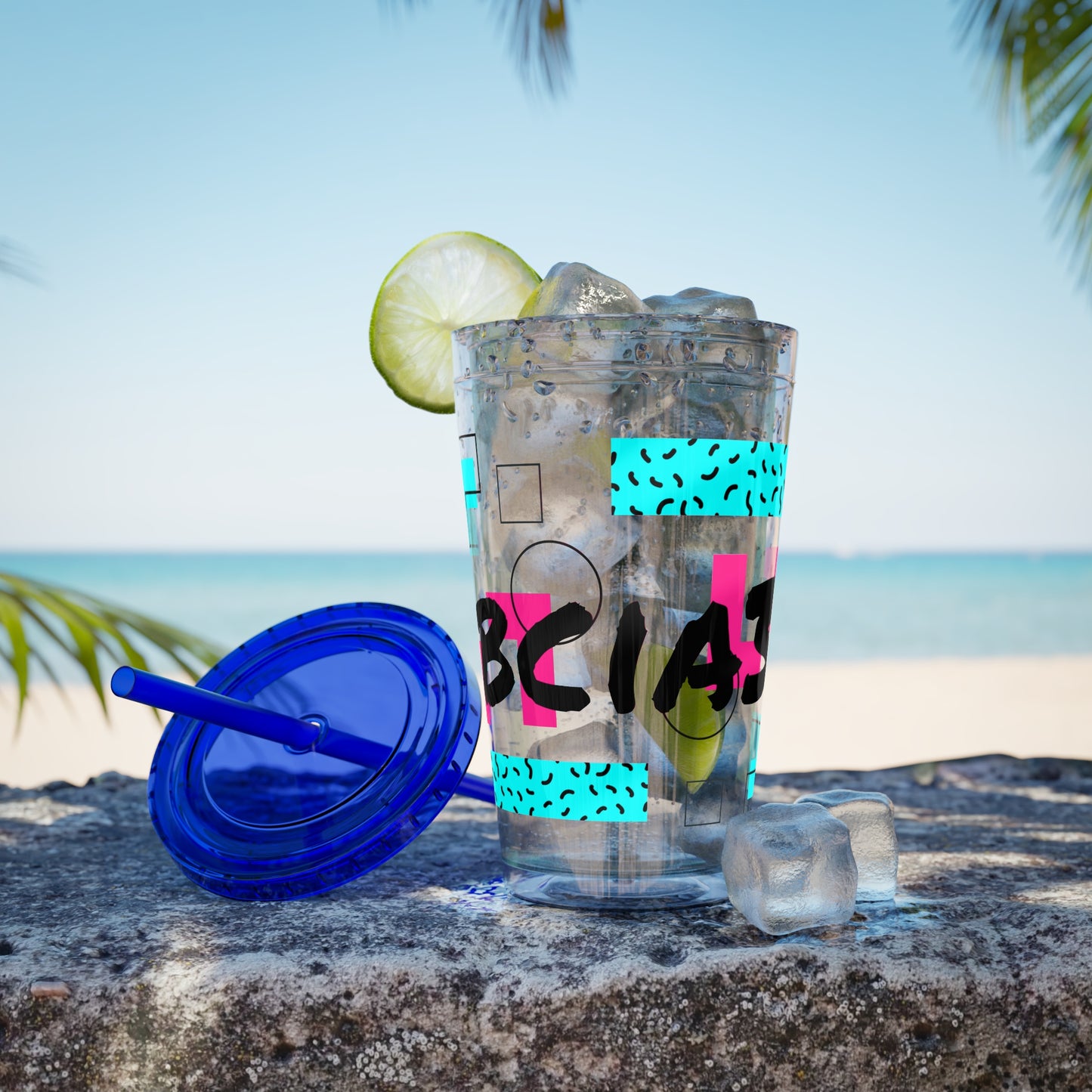 Robcia335 Sunsplash Tumbler with Straw, 16oz