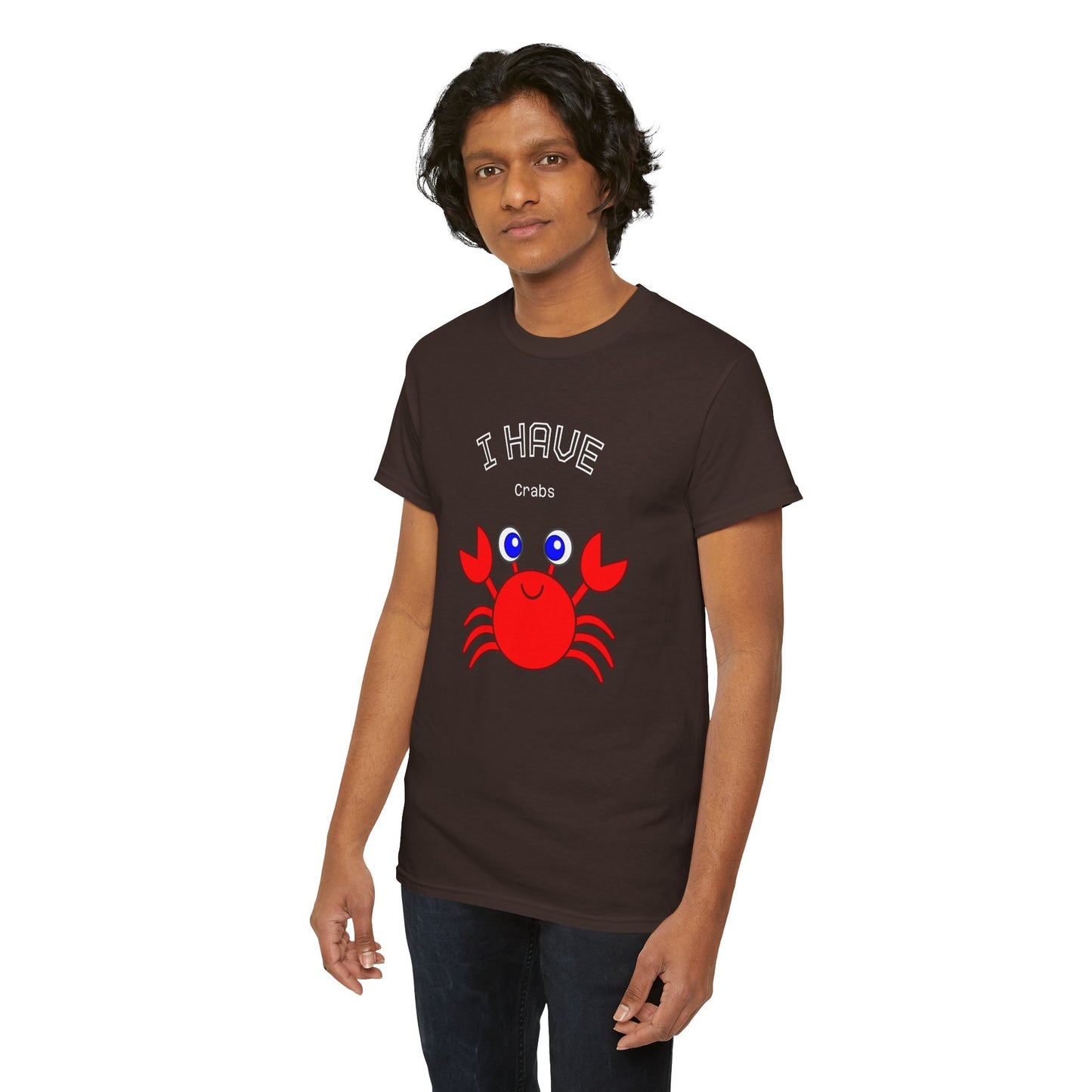 Funny "I Have Crabs" T-Shirt, Unisex Cotton Tee (Dark Colors)