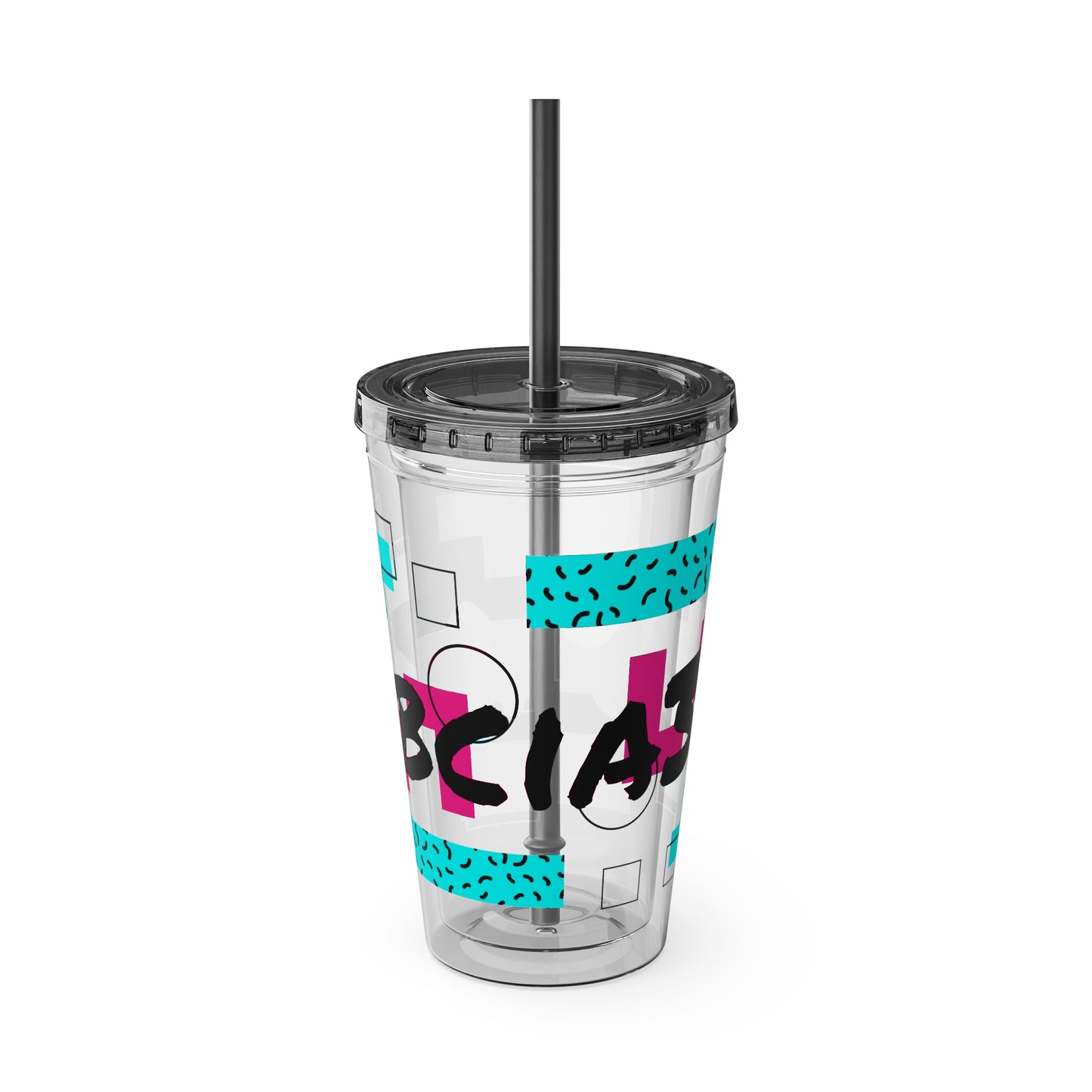 Robcia335 Sunsplash Tumbler with Straw, 16oz
