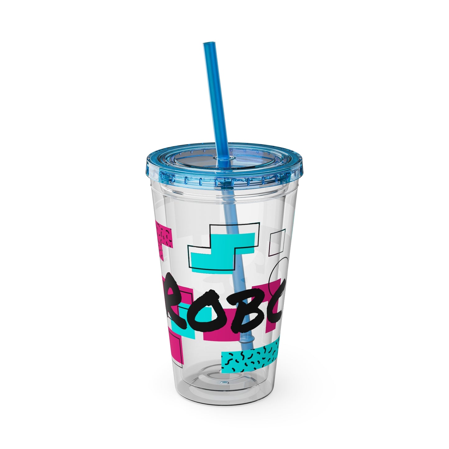 Robcia335 Sunsplash Tumbler with Straw, 16oz