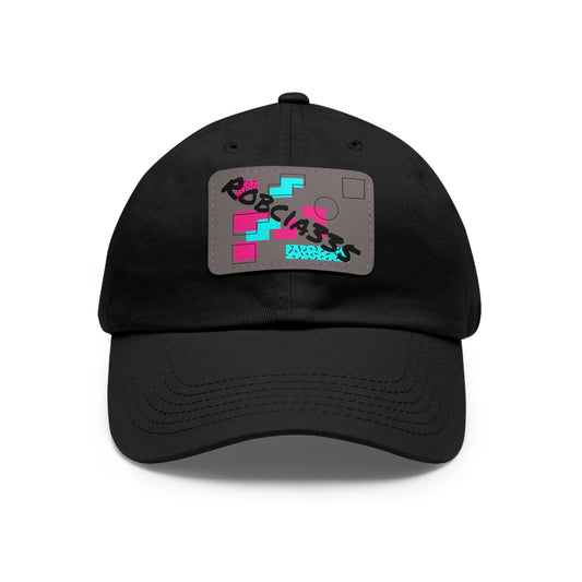 Robcia335 Dad Hat with Leather Patch (Rectangle)