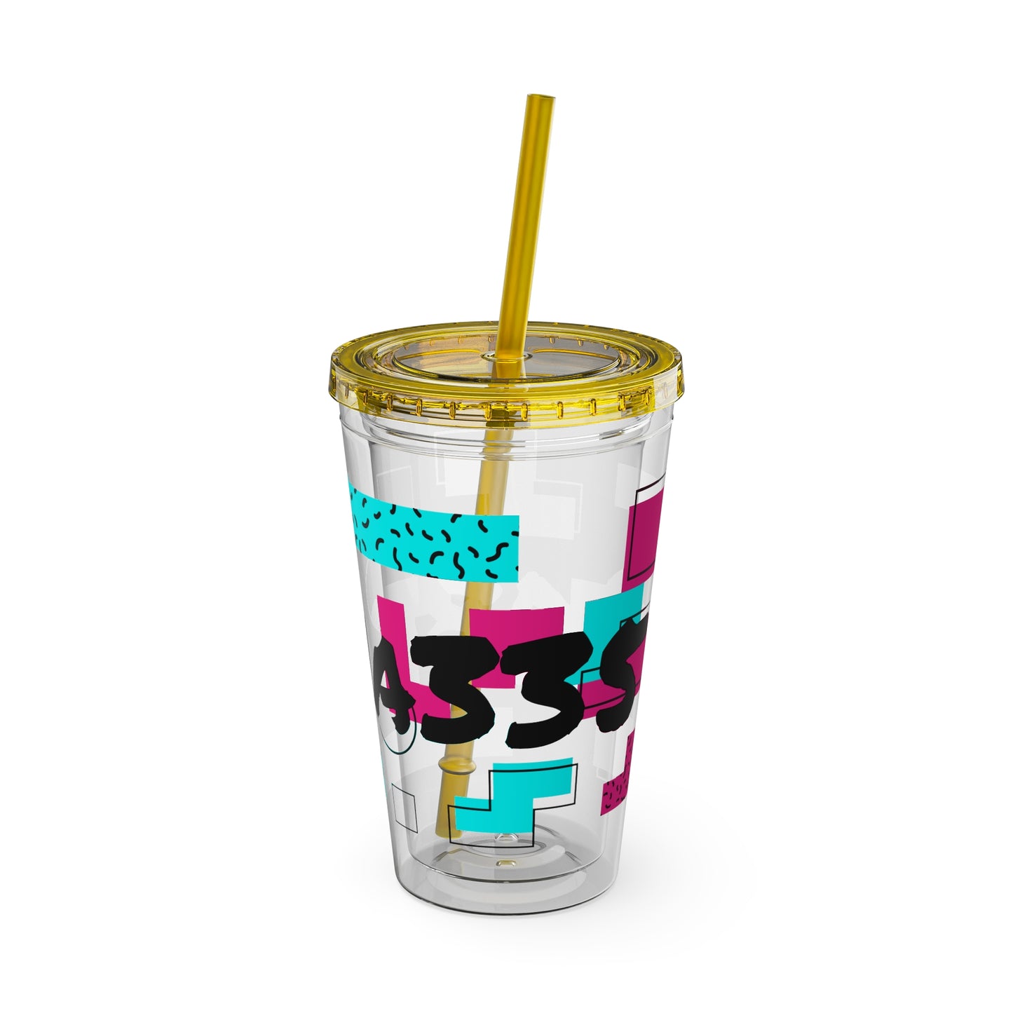 Robcia335 Sunsplash Tumbler with Straw, 16oz