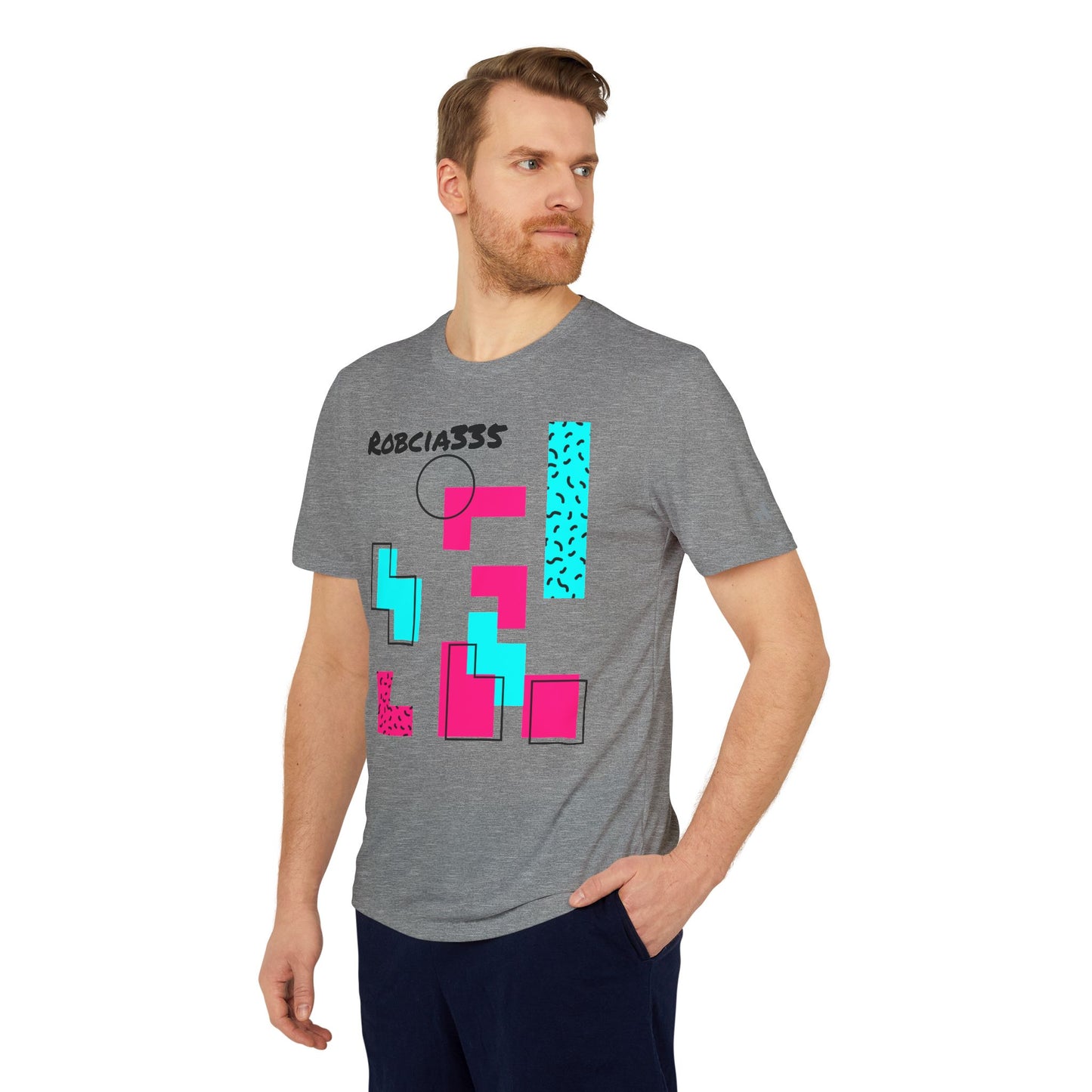 adidas® Unisex Sport T-shirt (Robcia335 Design)