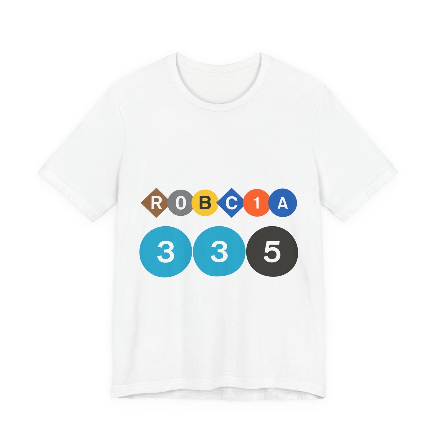 Robcia335 Subway Bullets (Unisex Jersey Short Sleeve Tee)
