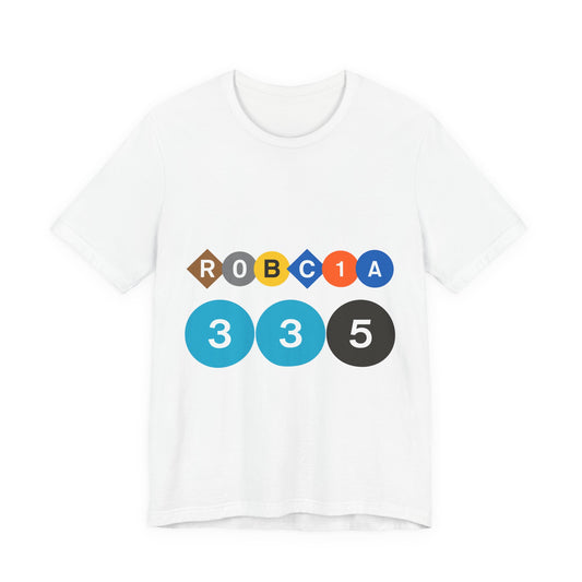 Robcia335 Subway Bullets (Unisex Jersey Short Sleeve Tee)
