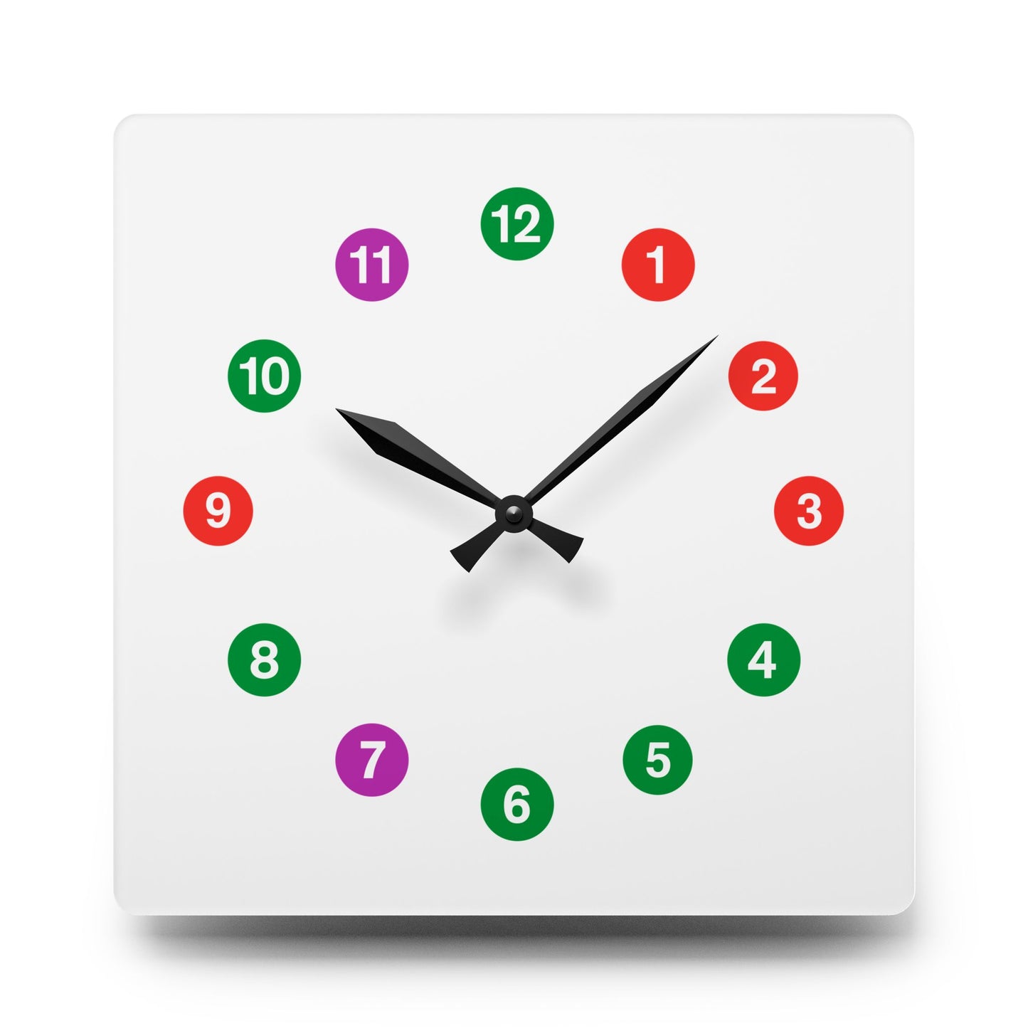 Acrylic (IRT Subway) Wall Clock