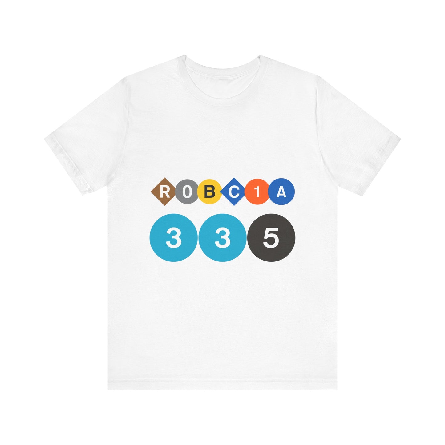 Robcia335 Subway Bullets (Unisex Jersey Short Sleeve Tee)