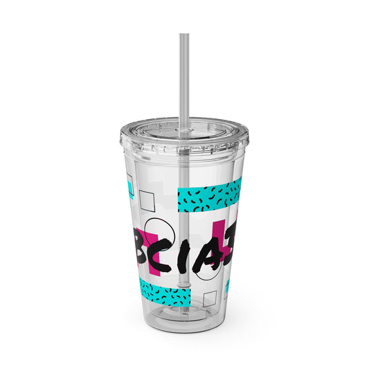 Robcia335 Sunsplash Tumbler with Straw, 16oz