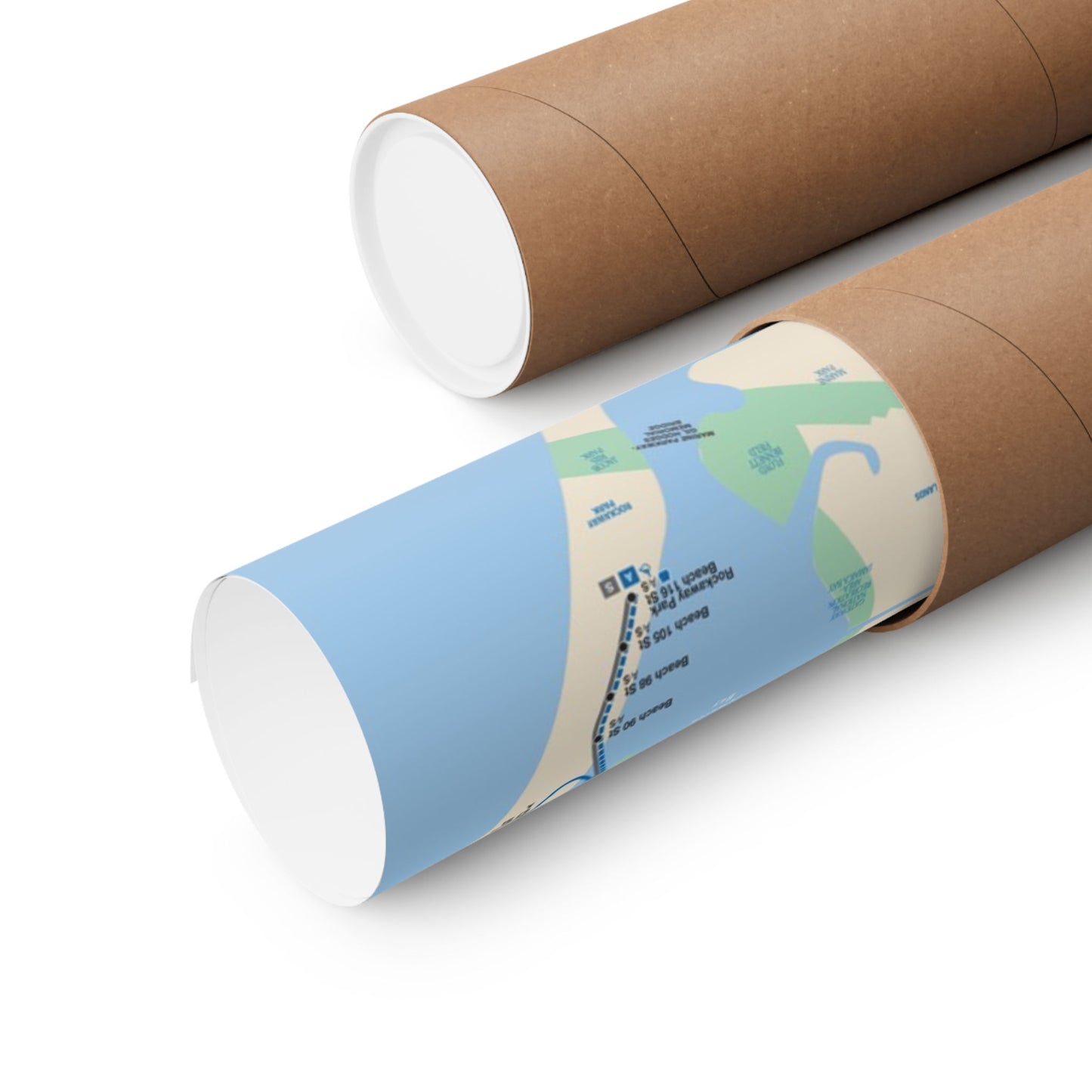 MTA NYC Subway Map 2020 (Without Federal Funding) Poster