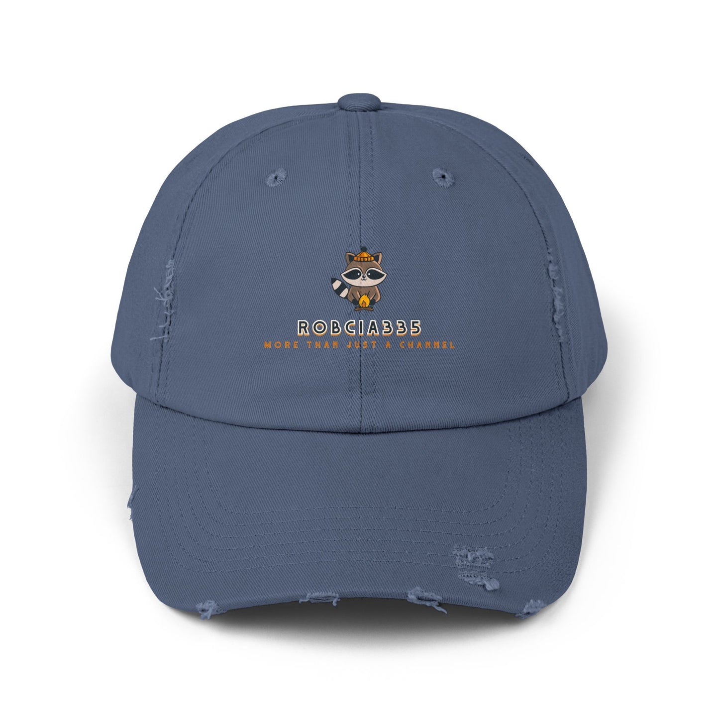 Robcia335 "Racoon" Unisex Distressed Cap