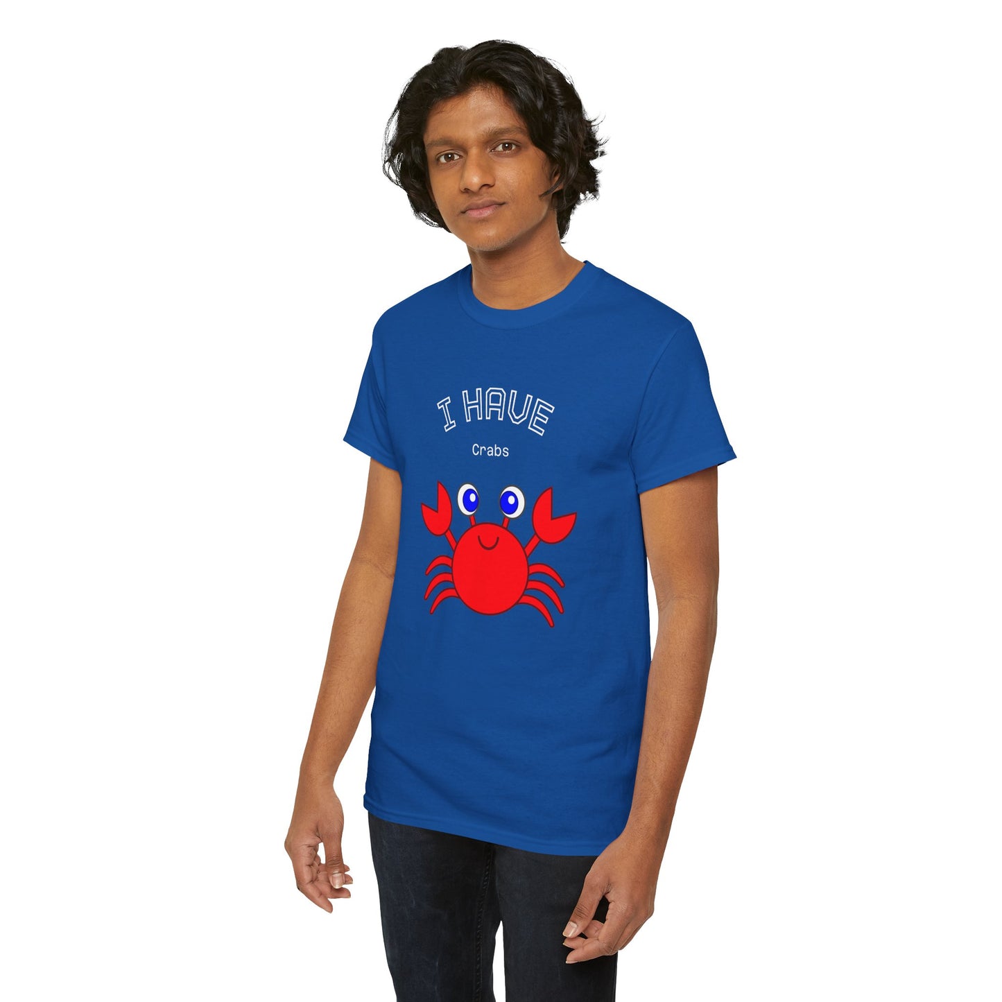 Funny "I Have Crabs" T-Shirt, Unisex Cotton Tee (Dark Colors)