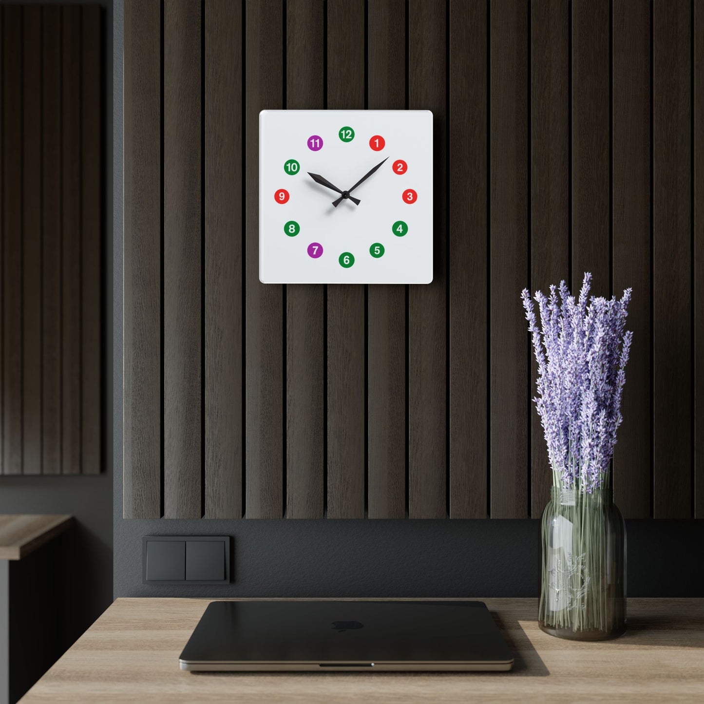 Acrylic (IRT Subway) Wall Clock