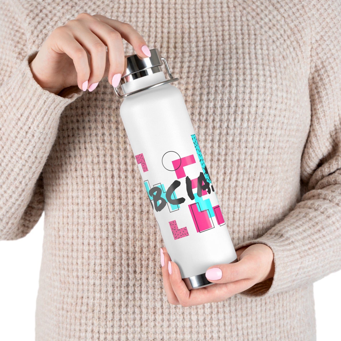 Robcia335 Copper Vacuum Insulated Bottle, 22oz