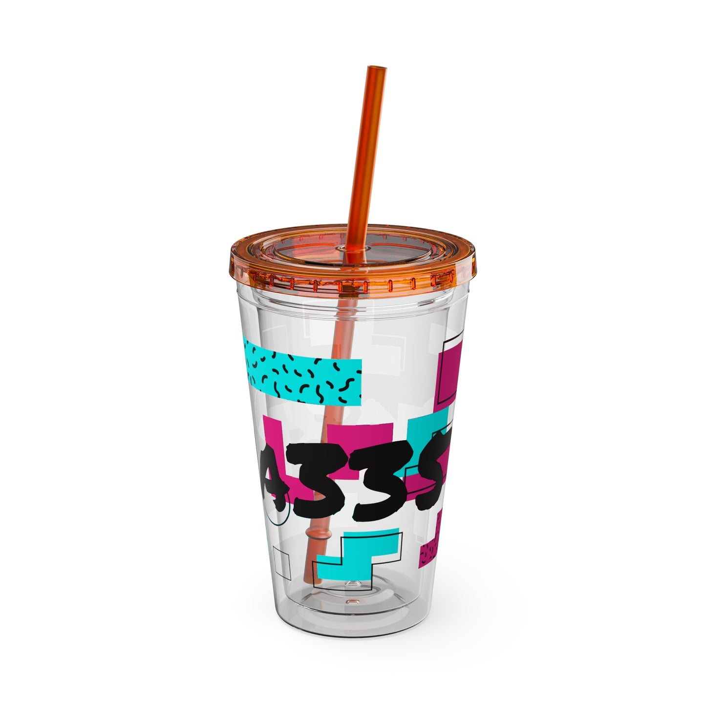 Robcia335 Sunsplash Tumbler with Straw, 16oz