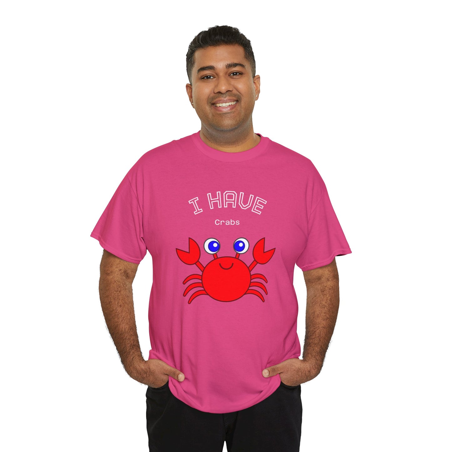 Funny "I Have Crabs" T-Shirt, Unisex Cotton Tee (Dark Colors)