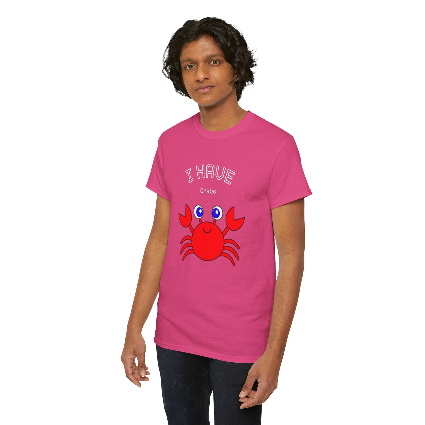 Funny "I Have Crabs" T-Shirt, Unisex Cotton Tee (Dark Colors)