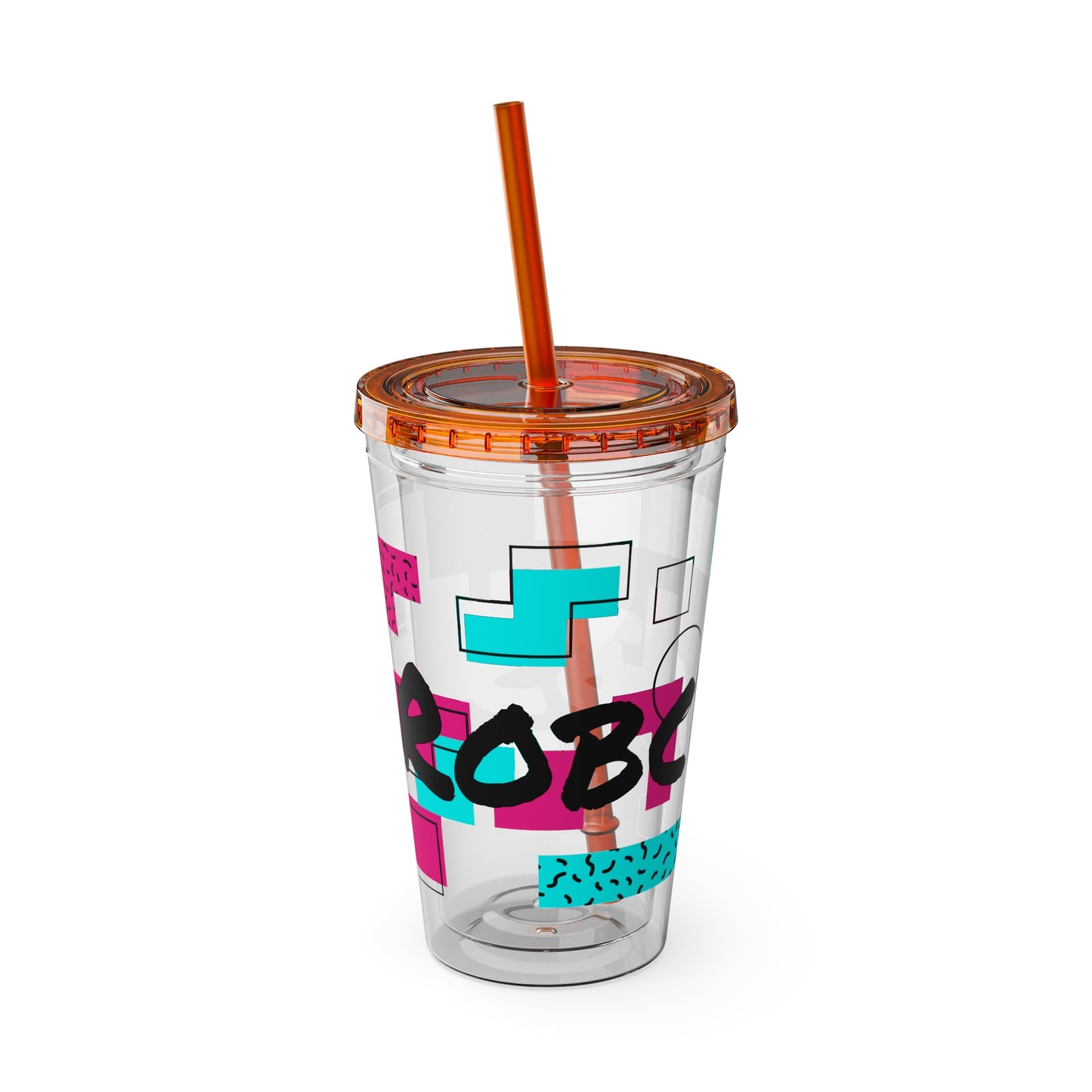 Robcia335 Sunsplash Tumbler with Straw, 16oz