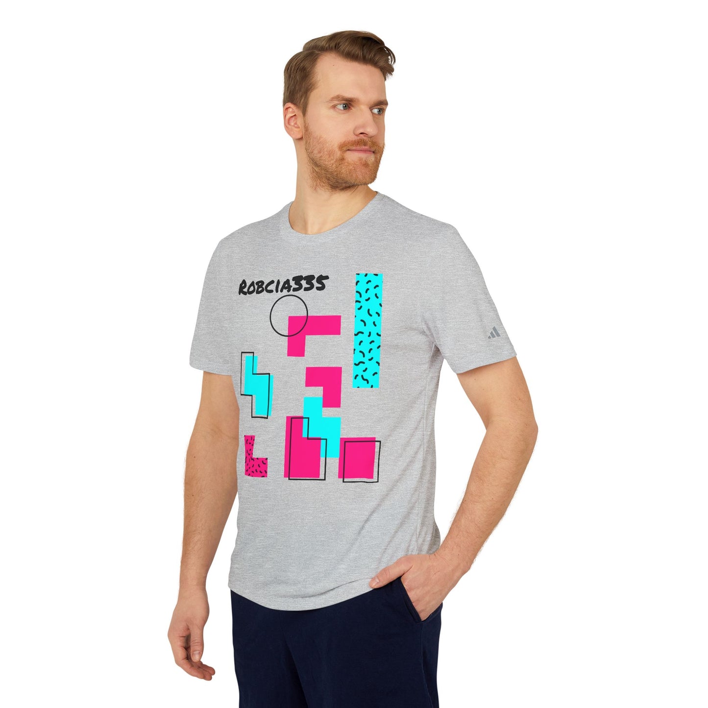 adidas® Unisex Sport T-shirt (Robcia335 Design)