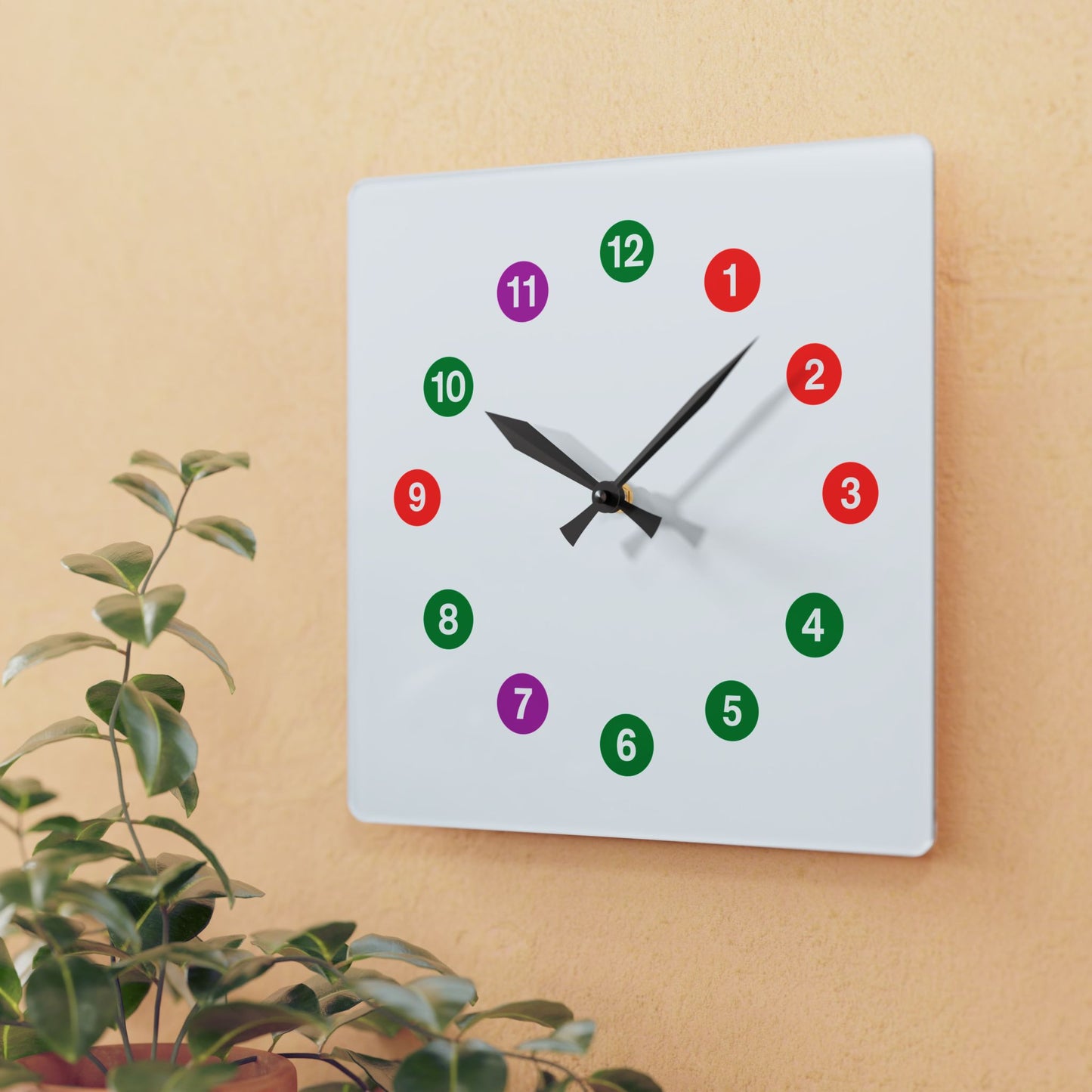 Acrylic (IRT Subway) Wall Clock
