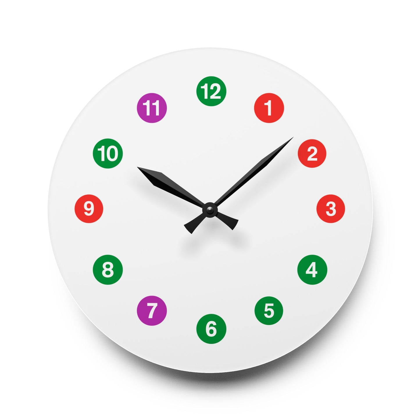 Acrylic (IRT Subway) Wall Clock