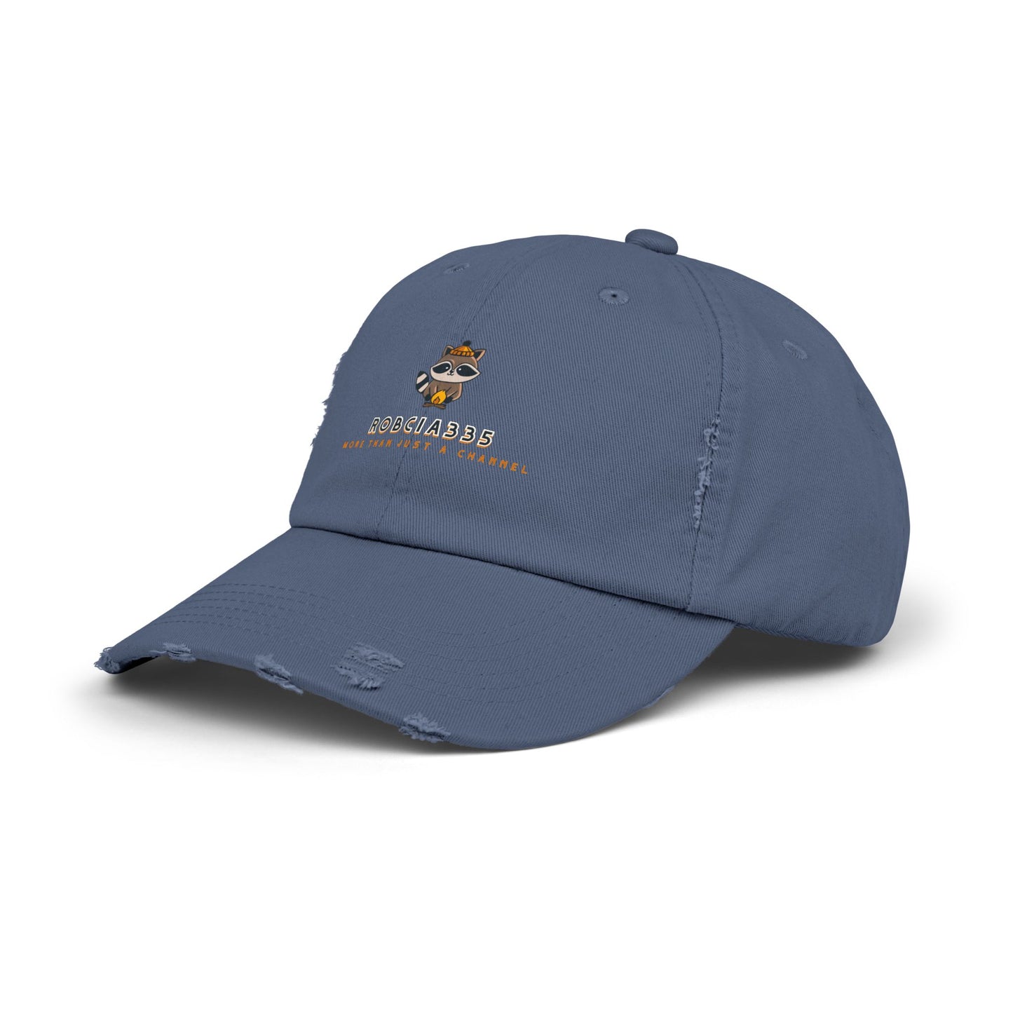 Robcia335 "Racoon" Unisex Distressed Cap