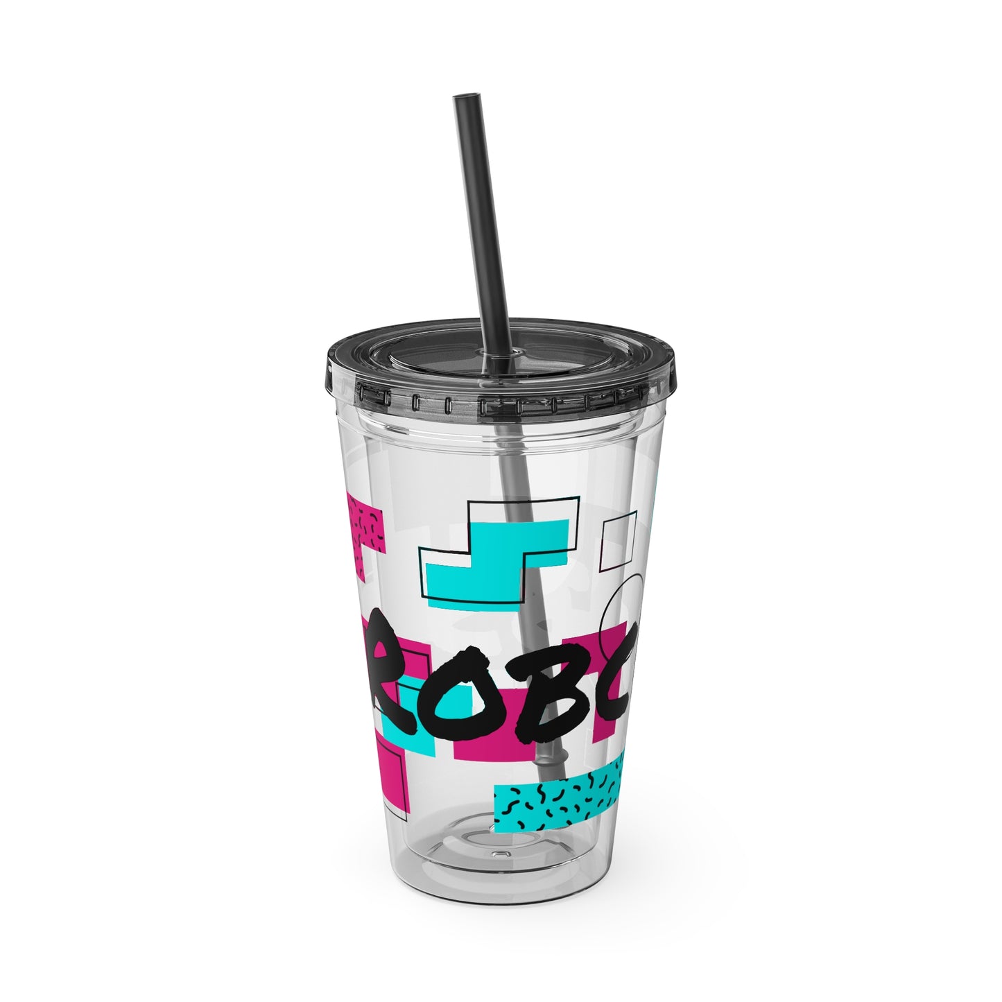 Robcia335 Sunsplash Tumbler with Straw, 16oz