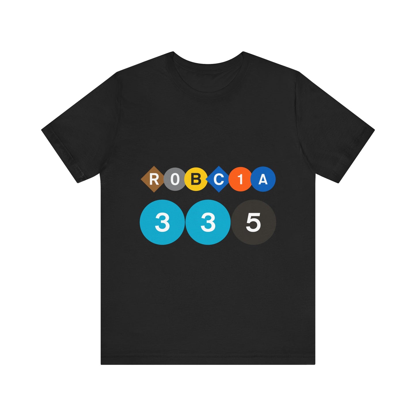 Robcia335 Subway Bullets (Unisex Jersey Short Sleeve Tee)