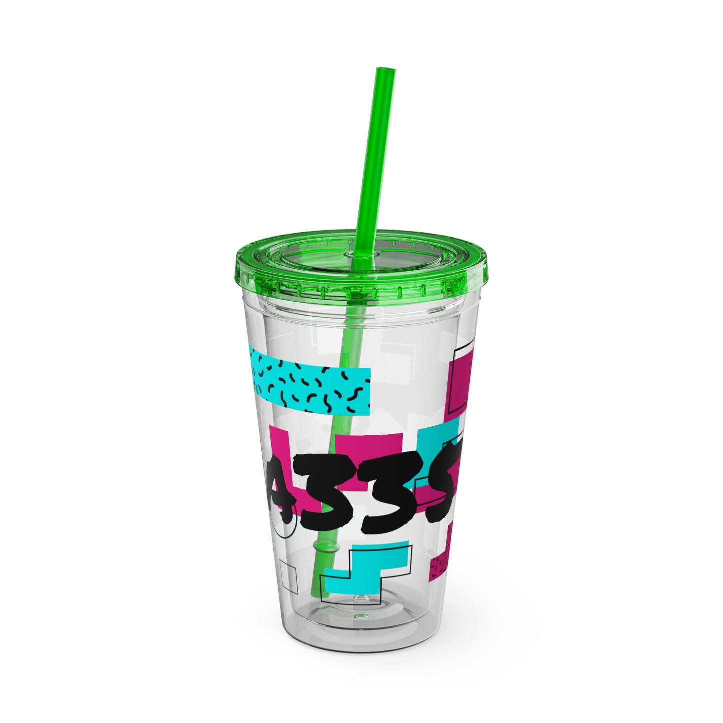 Robcia335 Sunsplash Tumbler with Straw, 16oz
