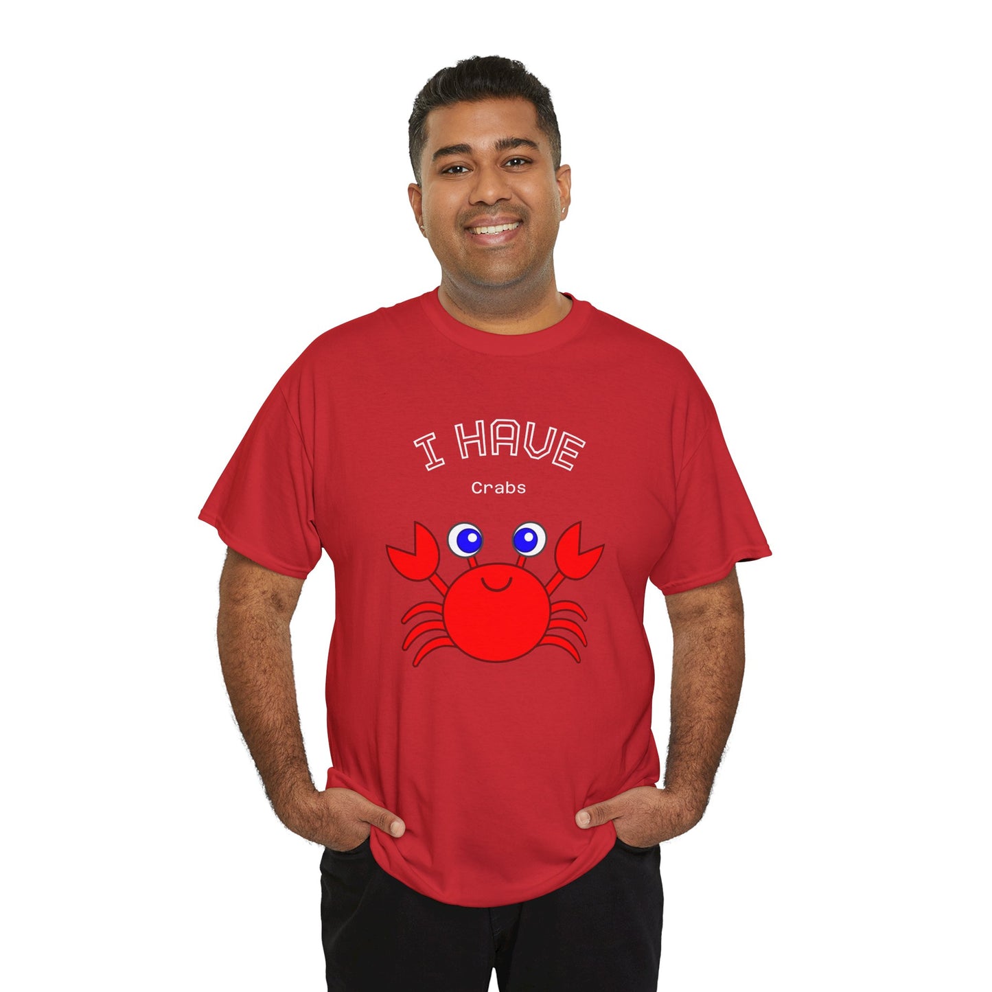 Funny "I Have Crabs" T-Shirt, Unisex Cotton Tee (Dark Colors)