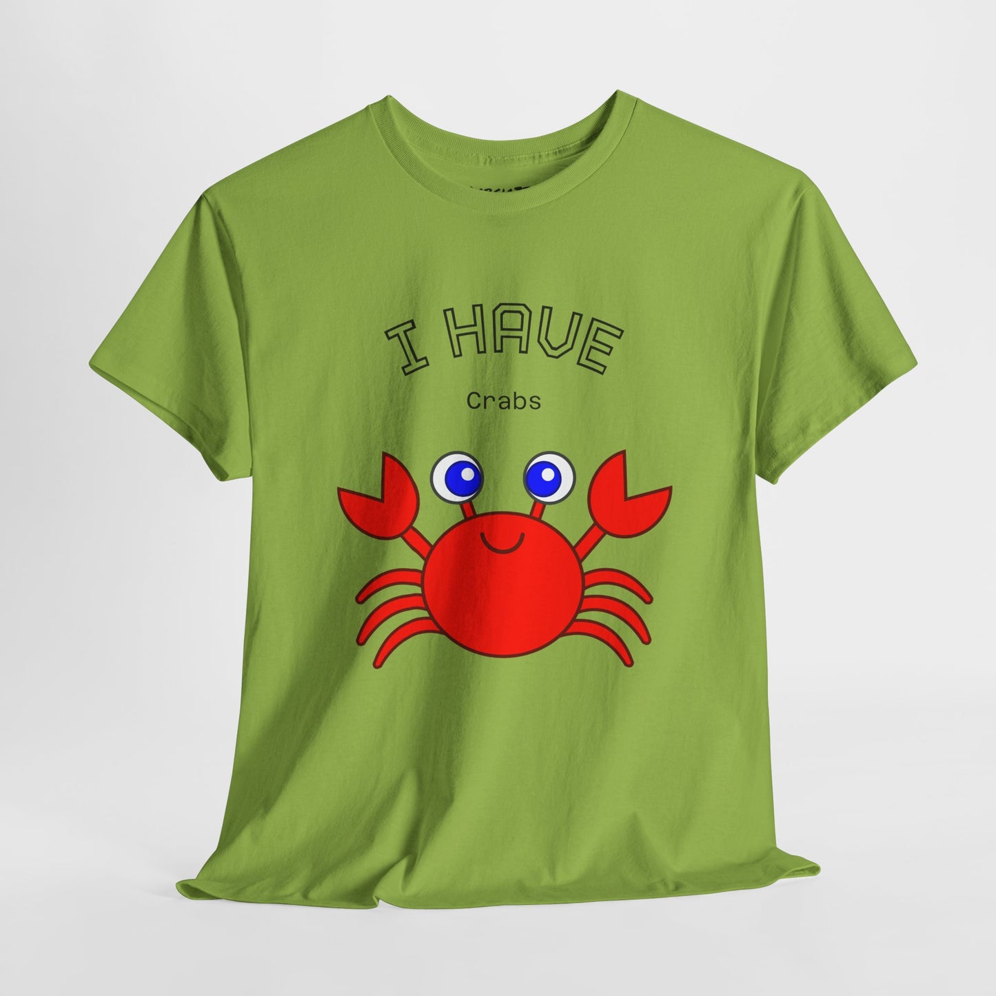 Funny "I Have Crabs" T-Shirt, Unisex Cotton Tee (Light Colors)
