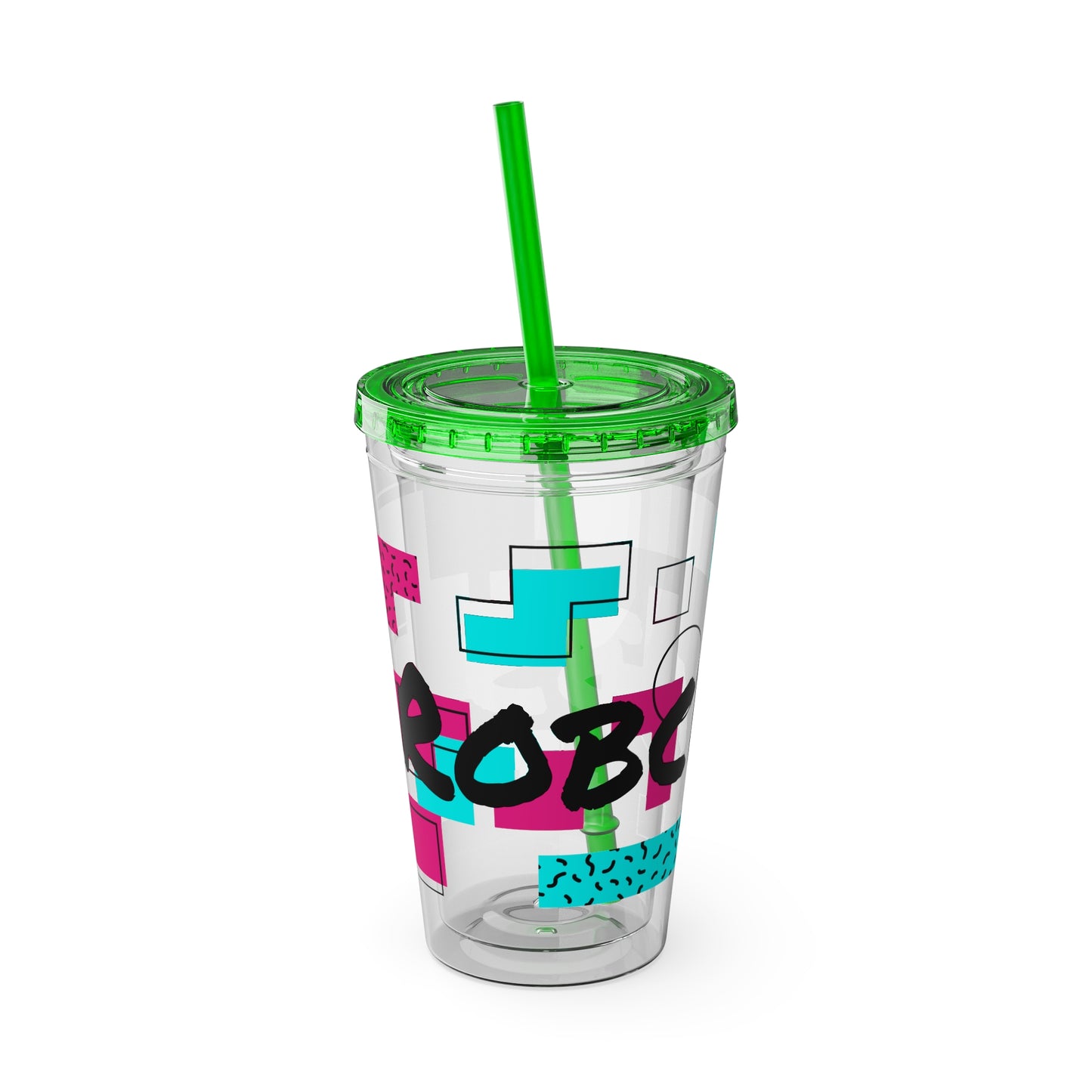 Robcia335 Sunsplash Tumbler with Straw, 16oz