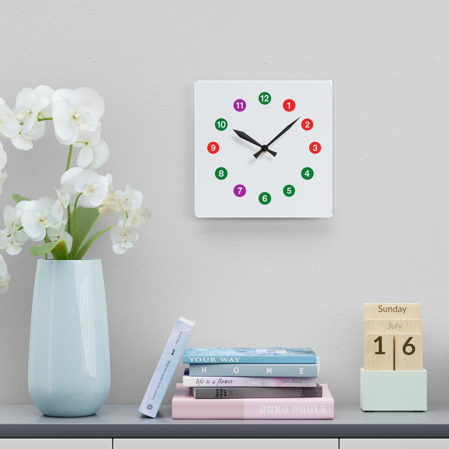Acrylic (IRT Subway) Wall Clock