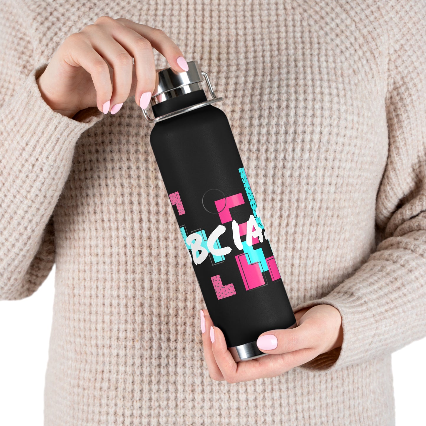 Robcia335 Copper Vacuum Insulated Bottle, 22oz