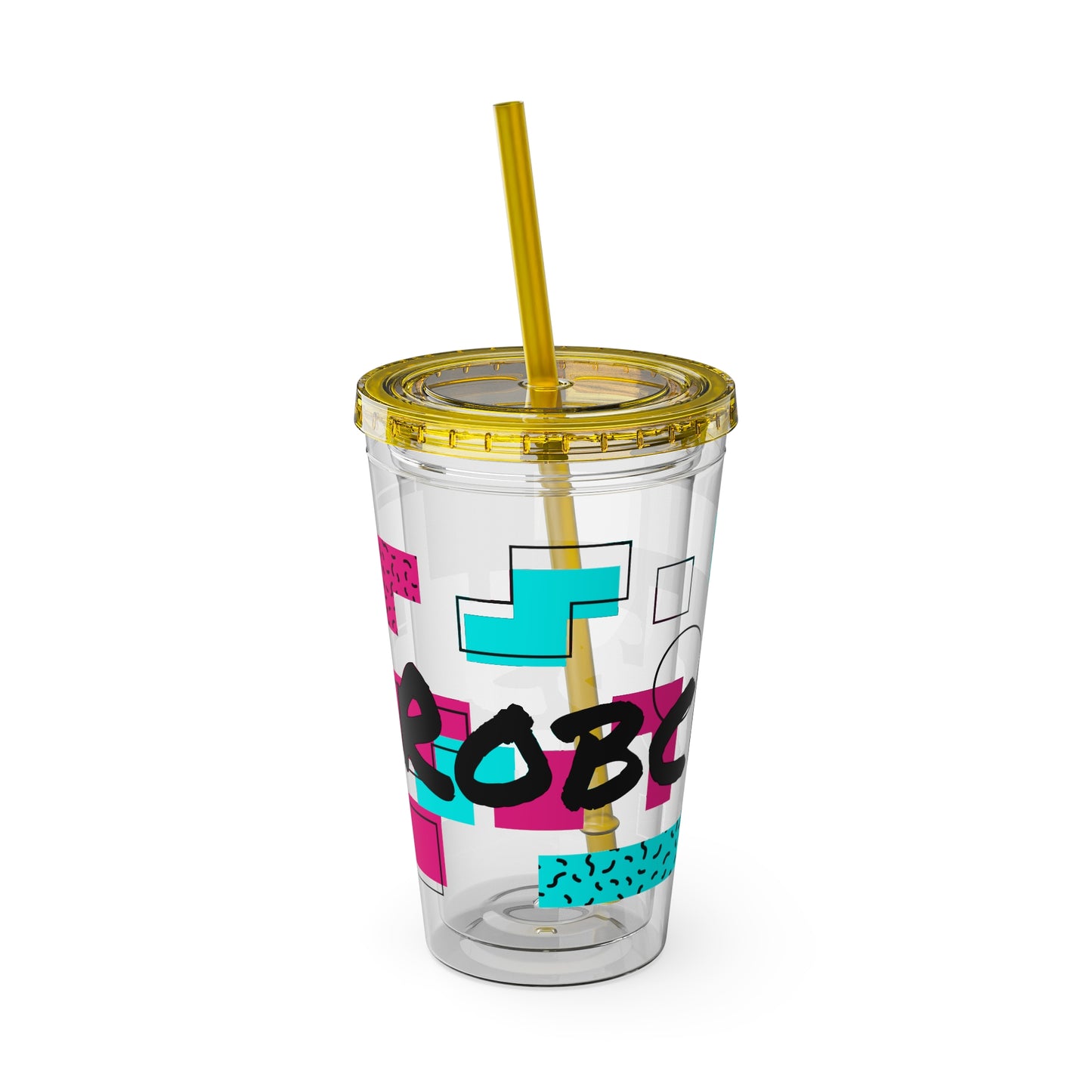 Robcia335 Sunsplash Tumbler with Straw, 16oz