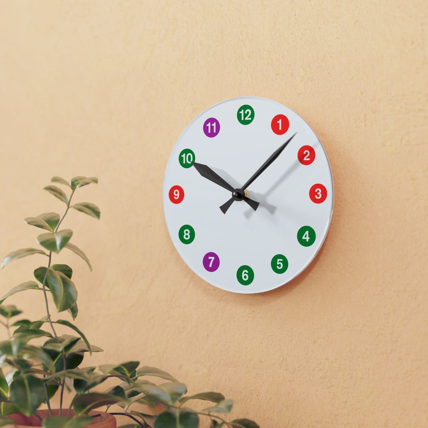 Acrylic (IRT Subway) Wall Clock