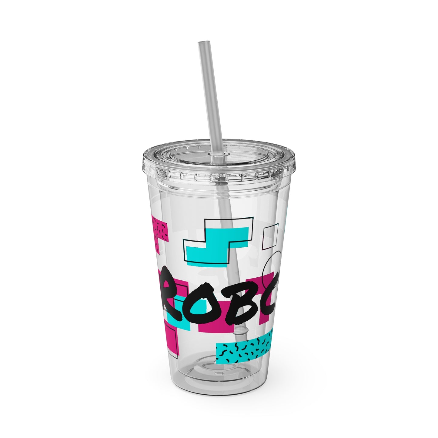 Robcia335 Sunsplash Tumbler with Straw, 16oz