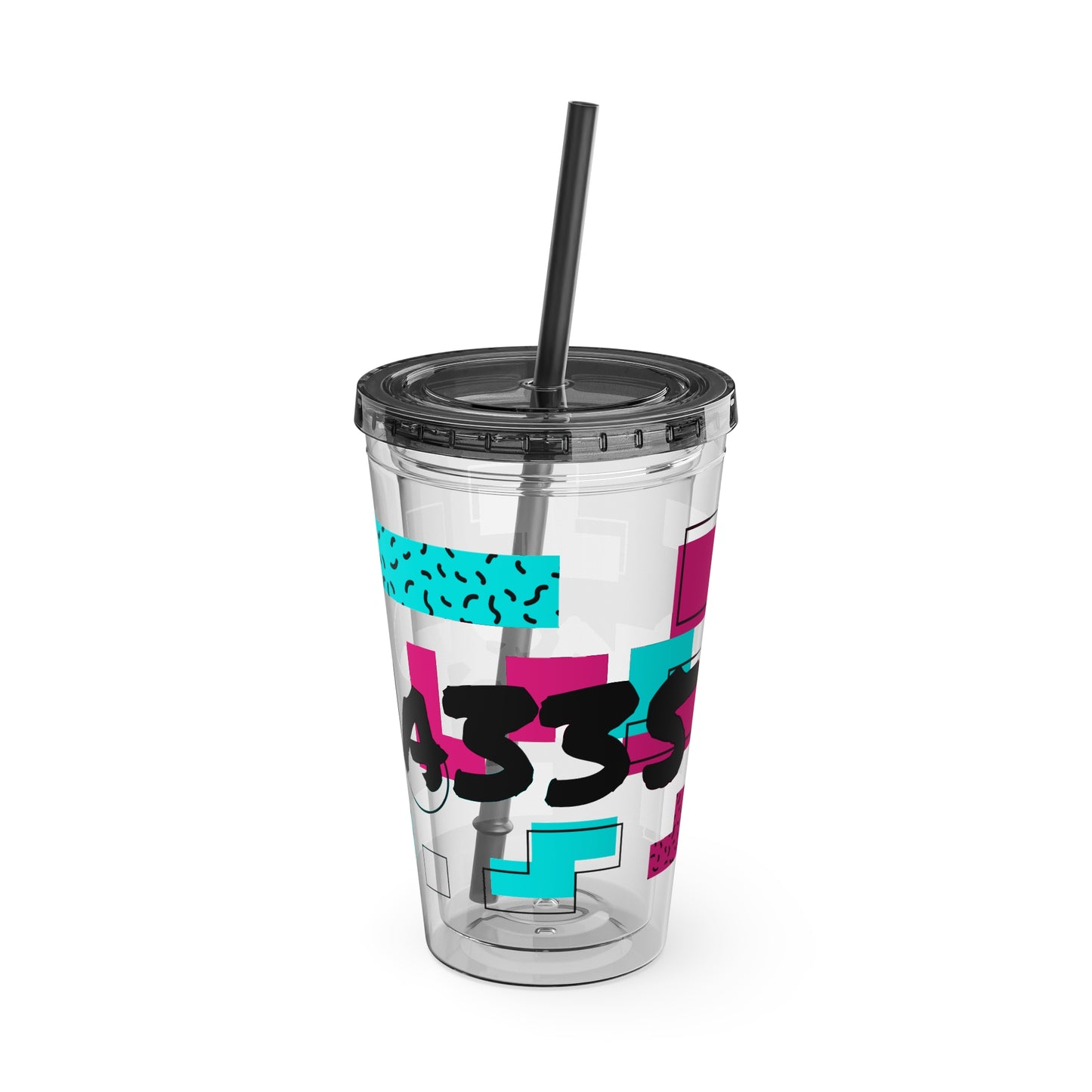 Robcia335 Sunsplash Tumbler with Straw, 16oz