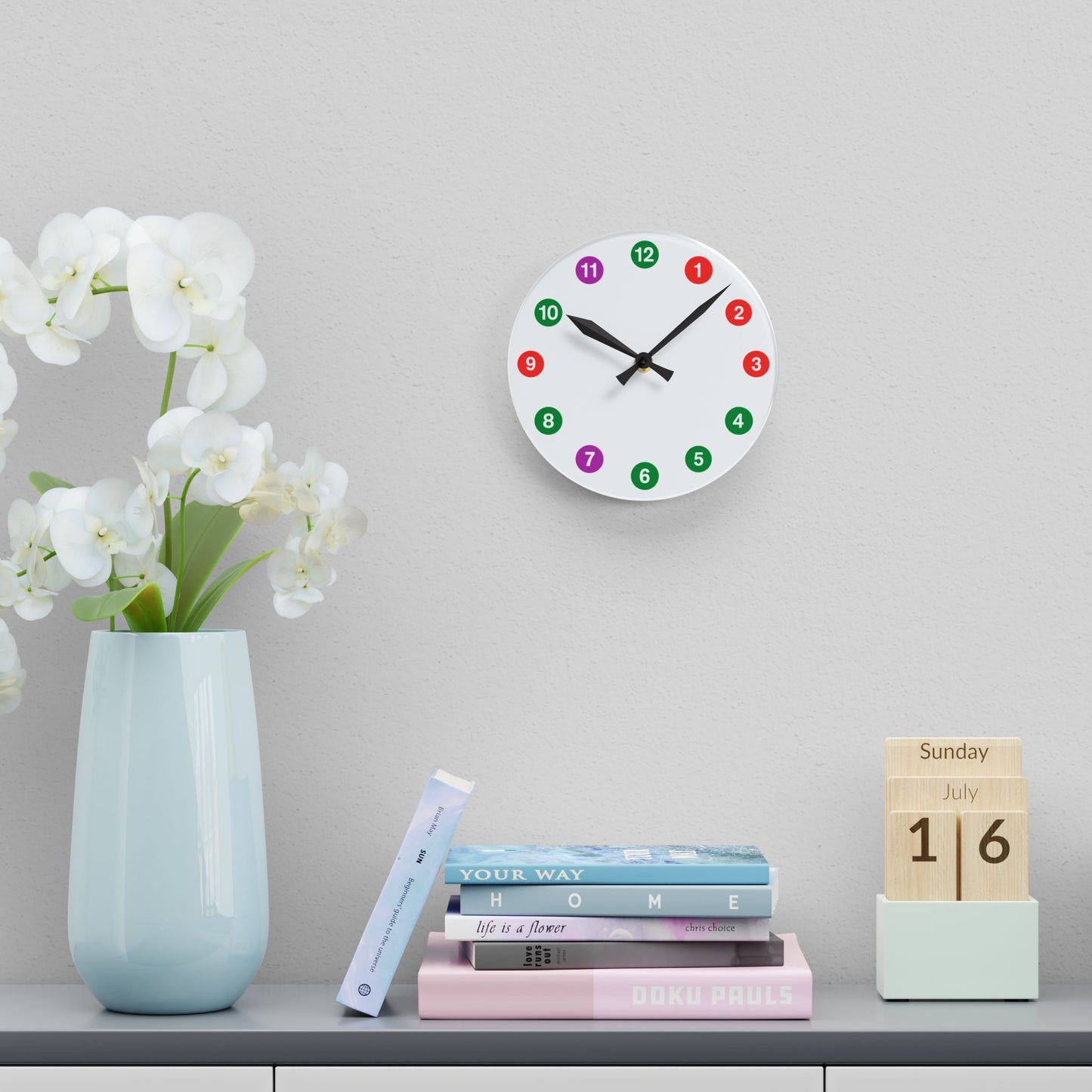 Acrylic (IRT Subway) Wall Clock