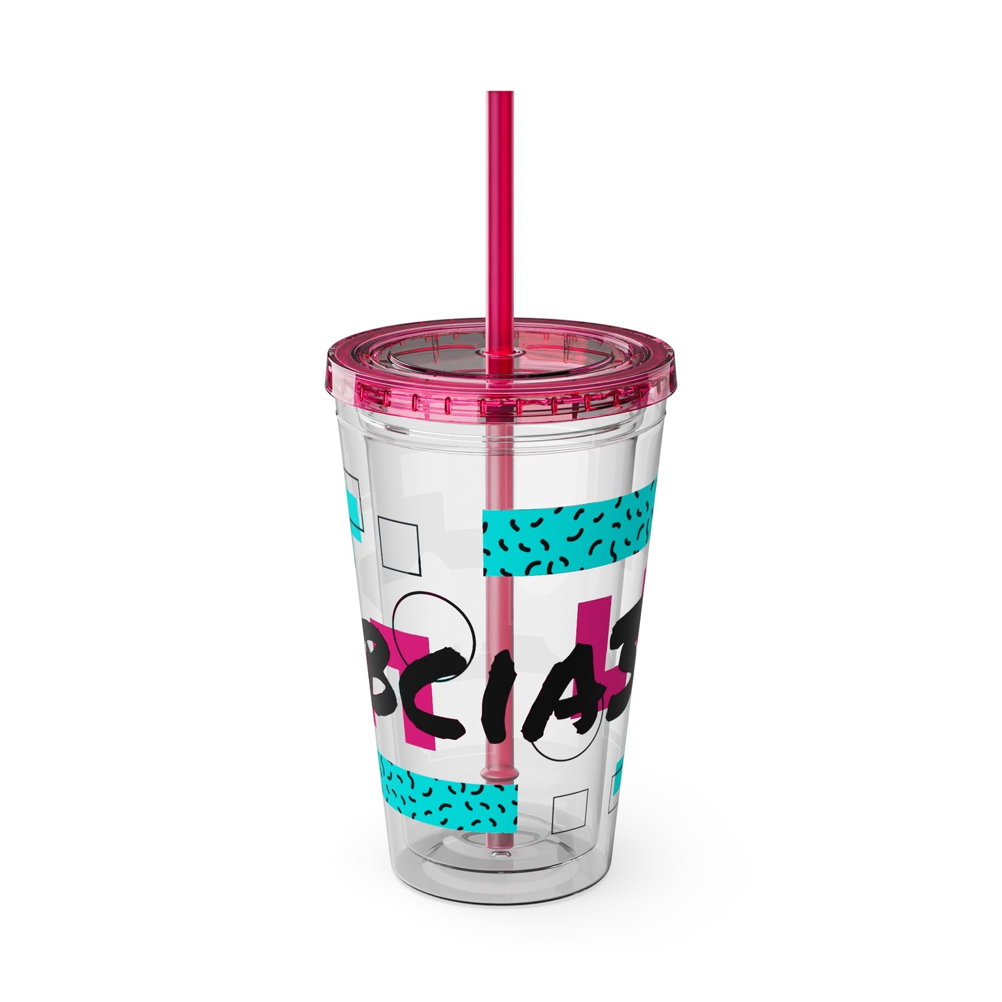 Robcia335 Sunsplash Tumbler with Straw, 16oz