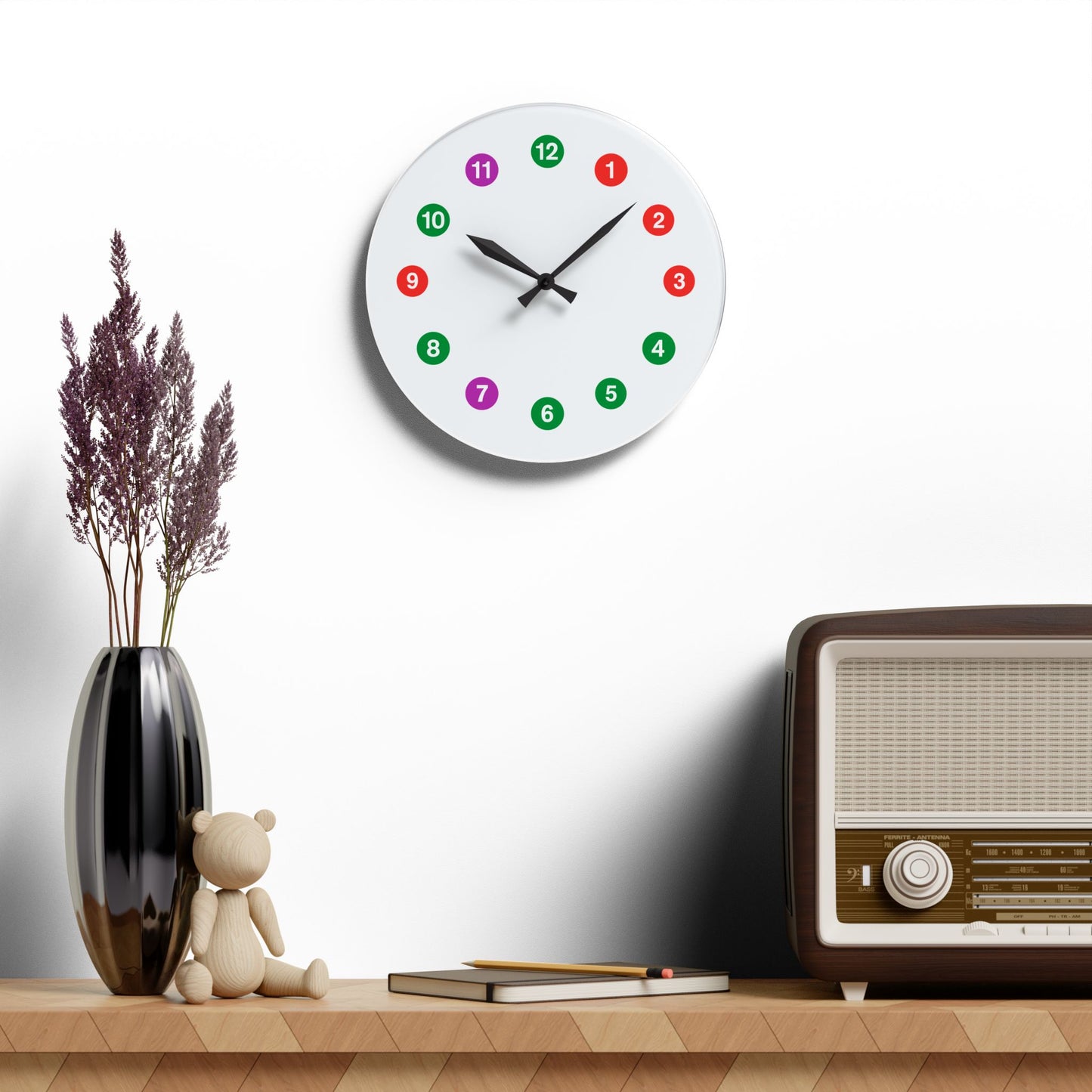Acrylic (IRT Subway) Wall Clock