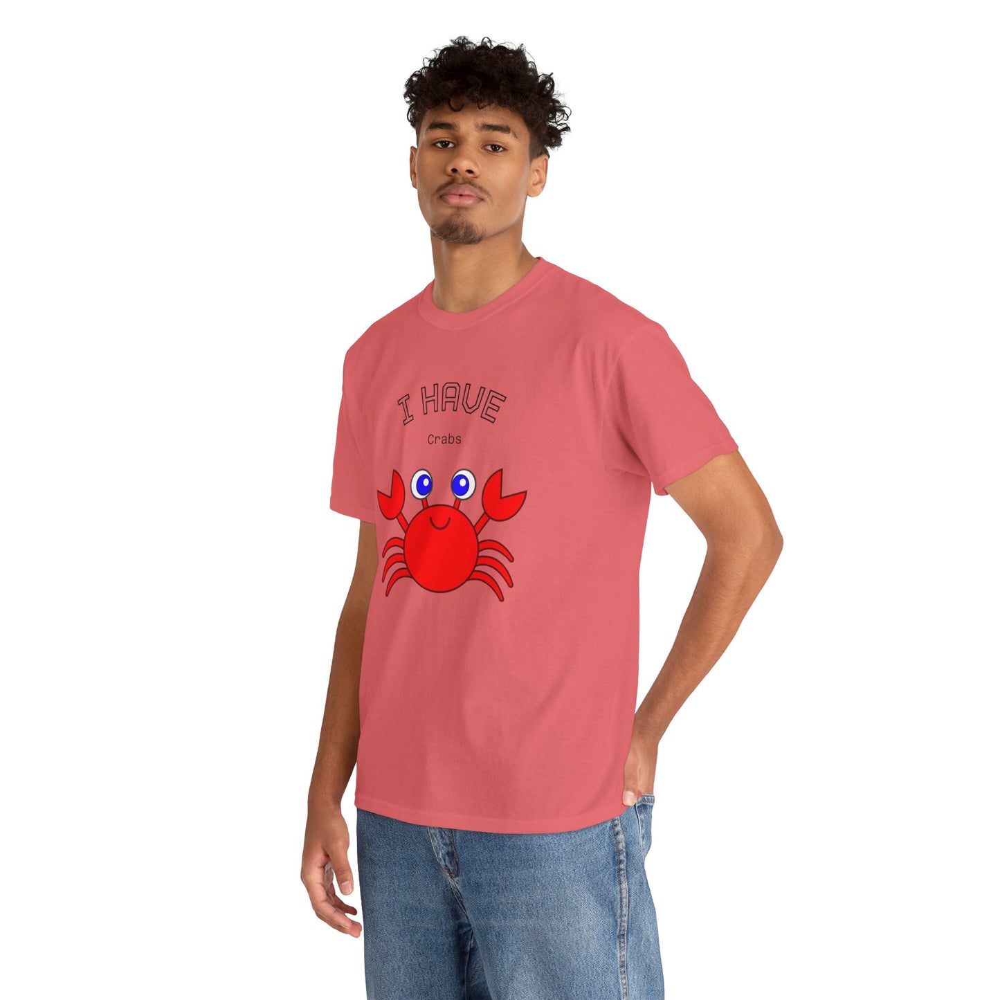 Funny "I Have Crabs" T-Shirt, Unisex Cotton Tee (Light Colors)